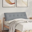 VidaXL Poduszka na plecy Jasnoszary 140 x 19 x 50 cm tkanina