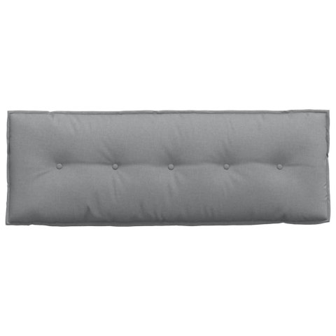 VidaXL Poduszka na plecy Jasnoszary 140 x 19 x 50 cm tkanina