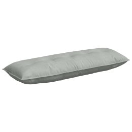 VidaXL Poduszka na plecy Jasnoszary 140 x 50 cm Tkanina sztruksowa