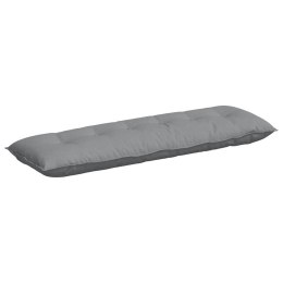 VidaXL Poduszka na plecy Jasnoszary 160 x 19 x 50 cm tkanina