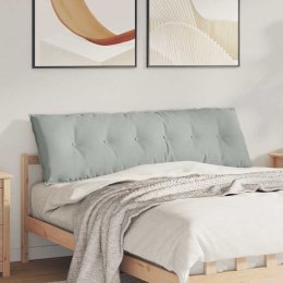 VidaXL Poduszka na plecy Jasnoszary 160 x 50 cm Tkanina sztruksowa