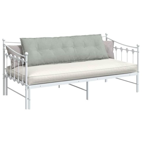 VidaXL Poduszka na plecy Jasnoszary 160 x 50 cm Tkanina sztruksowa