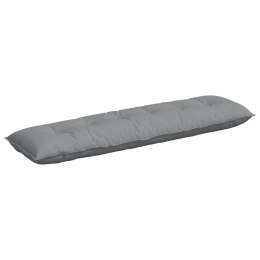 VidaXL Poduszka na plecy Jasnoszary 180 x 19 x 50 cm tkanina