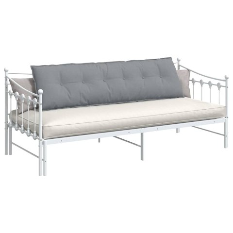 VidaXL Poduszka na plecy Jasnoszary 180 x 19 x 50 cm tkanina