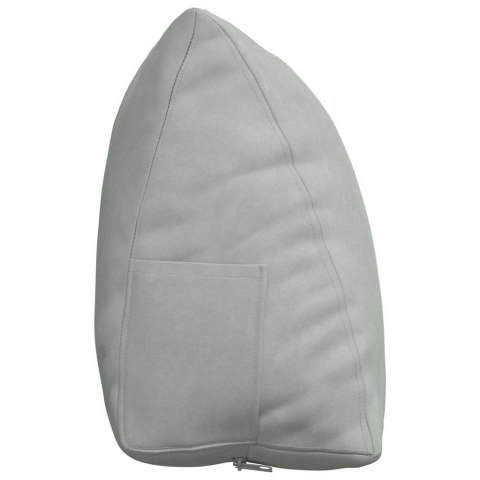 VidaXL Poduszka na plecy Jasnoszary 60 x 20 x 50 cm Tkanina sztruksowa