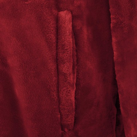 VidaXL Bluza-koc Bordeaux Czerwony m Flanela