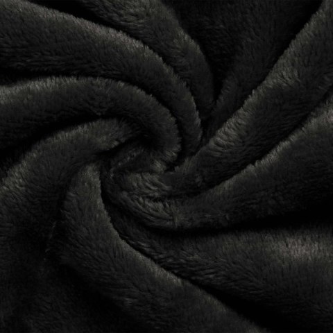 VidaXL Bluza-koc Czarny s Flanela