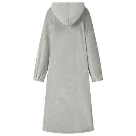 VidaXL Bluza-koc Szary m Flanela