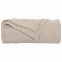 VidaXL Koc Beżowy 240 x 220 cm Polar