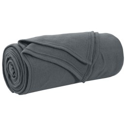 VidaXL Koc Ciemnoszary 170 x 130 cm Polar