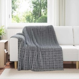 VidaXL Koc Ciemnoszary 200 x 150 cm Polar