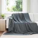 VidaXL Koc Ciemnoszary 240 x 220 cm Polar