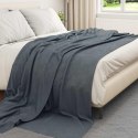 VidaXL Koc Ciemnoszary 240 x 220 cm Polar