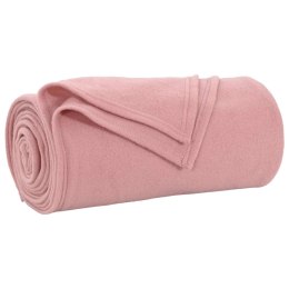 VidaXL Koc Różowy 240 x 220 cm Polar