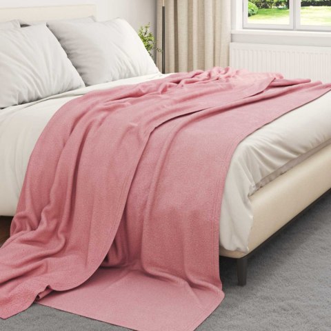 VidaXL Koc Różowy 240 x 220 cm Polar