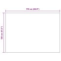 VidaXL Koc Szary 170 x 130 cm Polar