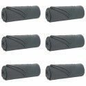 VidaXL Koce narzutowe 6 pcs Ciemnoszary 350 x 270 cm Polar