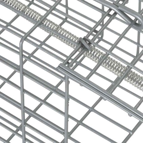 VidaXL Pułapka na zwierzęta Antracyt 31 x 13 x 12cm Stal