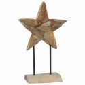 VidaXL Gwiazda Bożonarodzeniowa Brązowy 31 x 15 x 46 cm