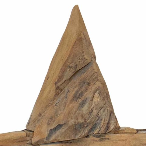 VidaXL Gwiazda Bożonarodzeniowa Brązowy 43,5 x 13,5 x 59 cm