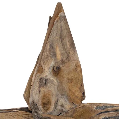 VidaXL Gwiazda Bożonarodzeniowa Brązowy 59,5 x 18 x 74 cm