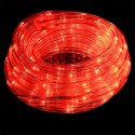 VidaXL Lina świetlna z 1200 diodami LED Czerwony 50 m PVC