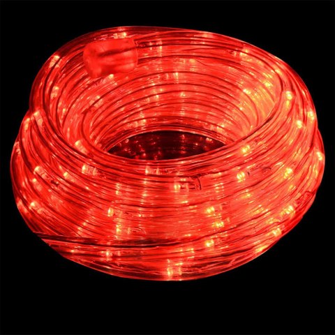 VidaXL Lina świetlna z 1200 diodami LED Czerwony 50 m PVC