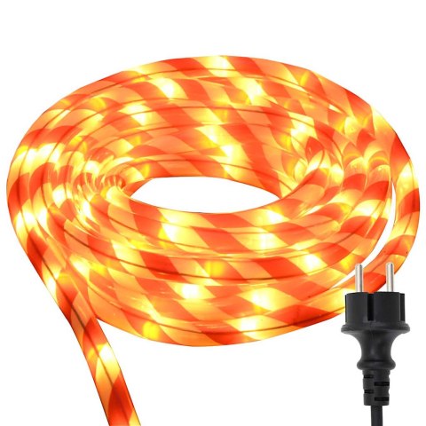 VidaXL Lina świetlna z 240 diodami LED Ciepła biel 10 m PVC