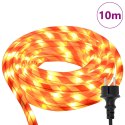 VidaXL Lina świetlna z 240 diodami LED Ciepła biel 10 m PVC