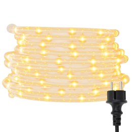VidaXL Lina świetlna z 2400 diodami LED Ciepła biel 100 m PVC
