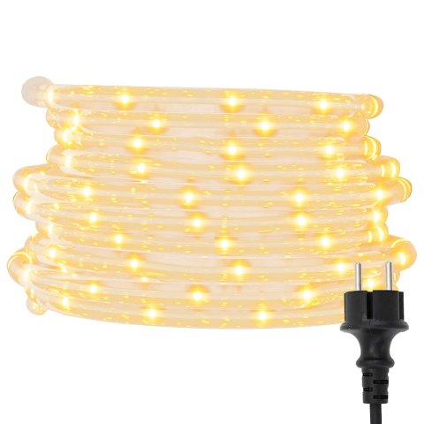 VidaXL Lina świetlna z 2400 diodami LED Ciepła biel 100 m PVC
