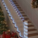 VidaXL Lina świetlna z 2400 diodami LED Zimna Biała 100 m PVC