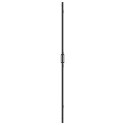 VidaXL Ściana prysznicowa Walk-In Czarny 80 x 6,5 x 190 cm