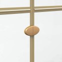 VidaXL Ściana prysznicowa Walk-In złoty 90 x 6.5 x 190 cm
