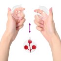 VidaXL Zestaw Bombek Choinkowych 25 pcs przezroczysty Ø 10 cm