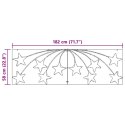 VidaXL Gwiazda Świąteczna Wielokolorowe 182 x 58 cm PVC