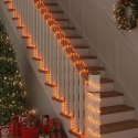 VidaXL Lina świetlna z 480 diodami LED Ciepła biel 20 m PVC