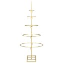 VidaXL Metalowa choinka świąteczna złoty 90 cm Stal Malowana Proszkowo
