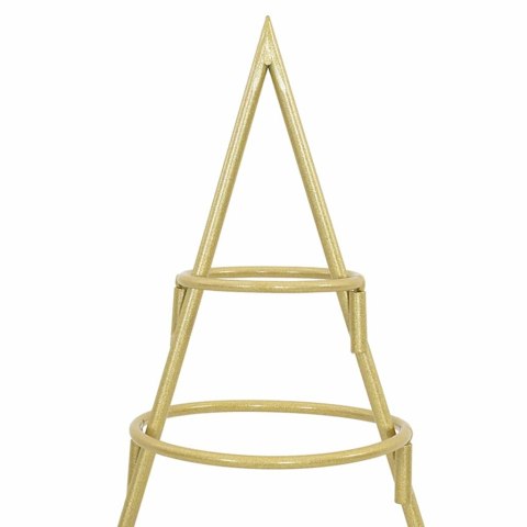 VidaXL Metalowa choinka świąteczna złoty 90 cm Stal Malowana Proszkowo