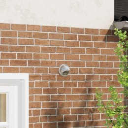 VidaXL Pokrywy wentylacyjne 2 pcs Srebrny 100 mm Stal nierdzewna