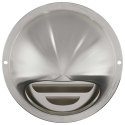 VidaXL Pokrywy wentylacyjne 2 pcs Srebrny 100 mm Stal nierdzewna