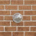VidaXL Pokrywy wentylacyjne 2 pcs Srebrny 80 mm Stal nierdzewna