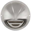 VidaXL Pokrywy wentylacyjne 2 pcs Srebrny 80 mm Stal nierdzewna