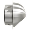 VidaXL Pokrywy wentylacyjne 2 pcs Srebrny 80 mm Stal nierdzewna