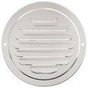 VidaXL Pokrywy wentylacyjne 4 pcs Srebrny 100 mm Stal nierdzewna