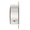 VidaXL Pokrywy wentylacyjne 4 pcs Srebrny 100 mm Stal nierdzewna