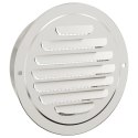 VidaXL Pokrywy wentylacyjne 4 pcs Srebrny 125 mm Stal nierdzewna