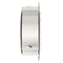 VidaXL Pokrywy wentylacyjne 4 pcs Srebrny 125 mm Stal nierdzewna