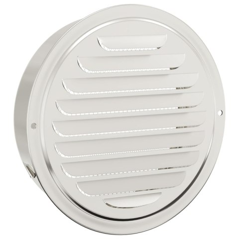 VidaXL Pokrywy wentylacyjne 4 pcs Srebrny 150 mm Stal nierdzewna