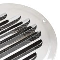 VidaXL Pokrywy wentylacyjne 4 pcs Srebrny 150 mm Stal nierdzewna